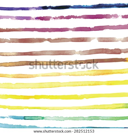 Watercolor horizontal strips background