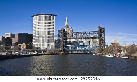 Downtown Cleveland - seen from the river.