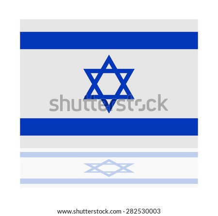 reflection flag israel 