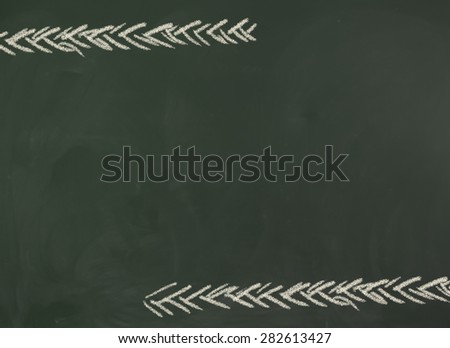 Blank black chalkboard, blackboard texture with copy space.