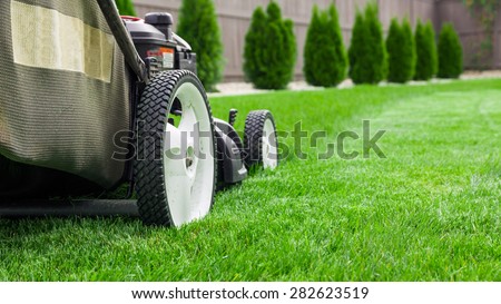 Lawn mower Royalty-Free Stock Photo #282623519