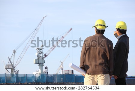two engineer on site 