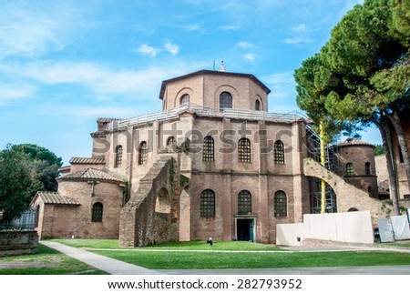 Picture of a Basilica Of San Vitale, Ravenna, Italy