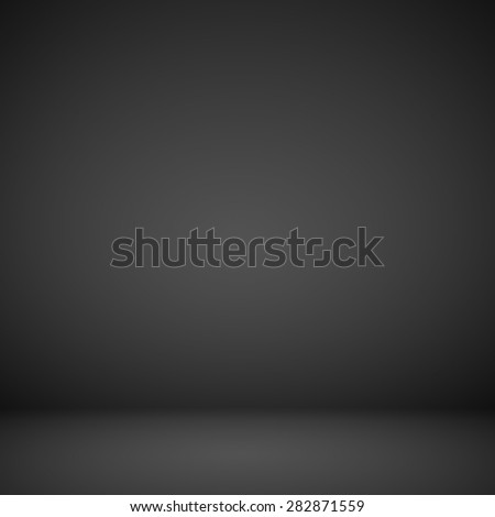 Abstract room interior black background