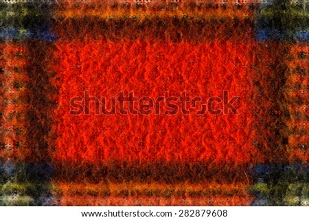 Original background for design and decoration of Scotland cloth red color with space for text