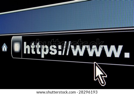 Secure Internet WebSite Concept Royalty-Free Stock Photo #28296193