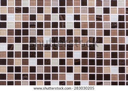 ceramic mosaic background in swimming pool or kitchen
