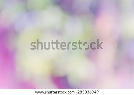 Beautiful bokeh green blur background from the nature