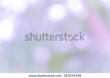 Bright violet bokeh in nature