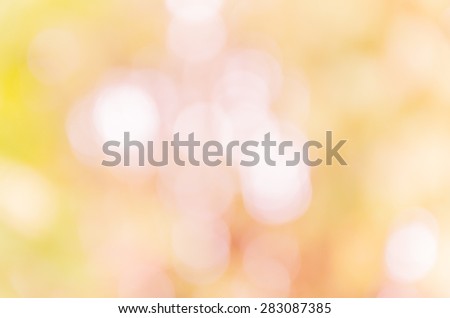 Beautiful bokeh soft background from the nature