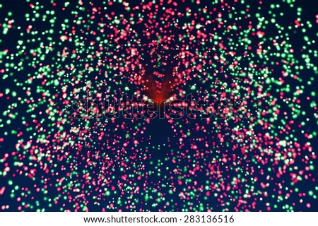 Colorful blurred bokeh abstract background with defocused lights