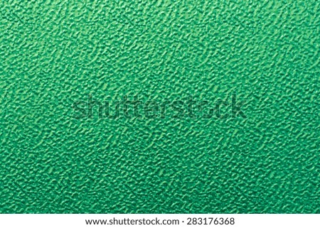 Green metal surface