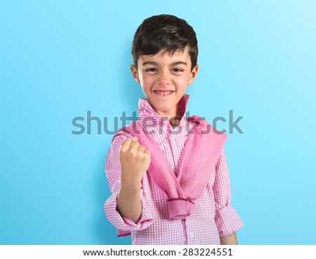 man over colorful background