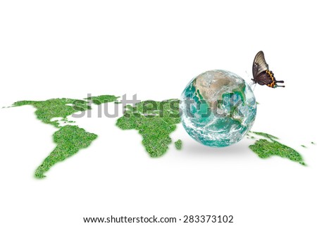 World environment day concept :Elements of this image furnished by NASA