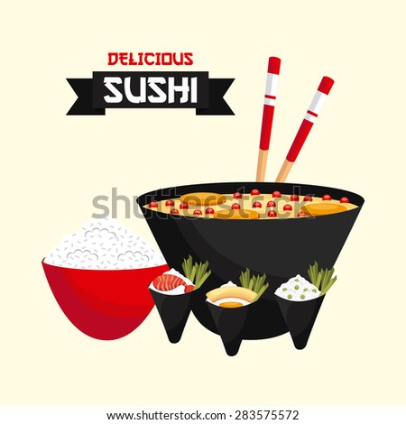 japanese food design, vector illustration eps10 graphic 