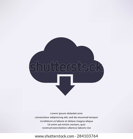 cloud vector icon