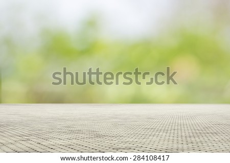 patterned paving tiles with abstract background

