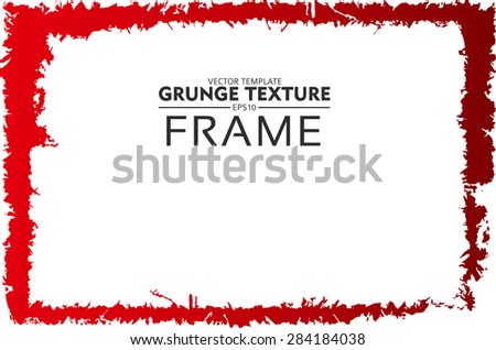 Grunge frame - abstract vector template