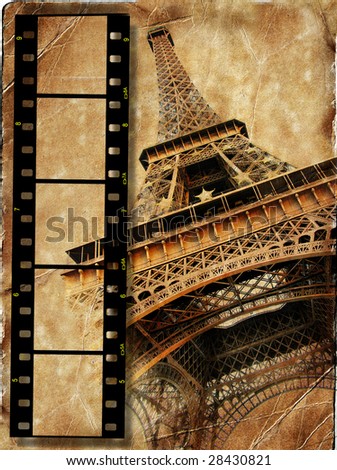 retro photoalbum-Paris