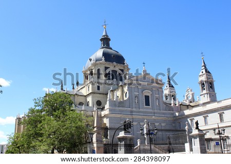 Almudena Basilica, Cathedral of Madrid, Spain