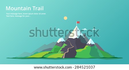 Mountain trail Royalty-Free Stock Photo #284521037