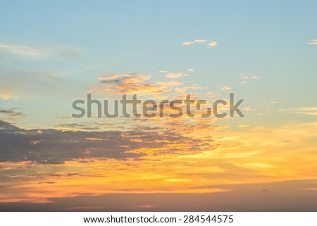 sunset cloud sunset