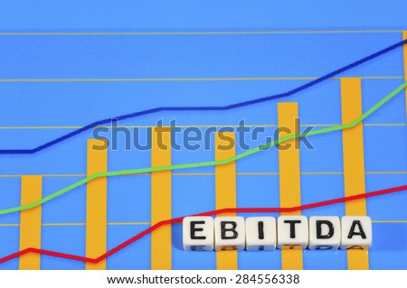 Business Term with Climbing Chart / Graph - EBITDA