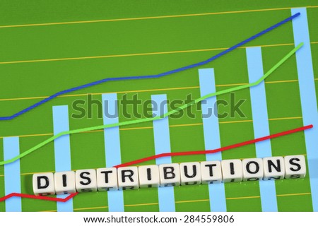 Business Term with Climbing Chart / Graph - Distributions