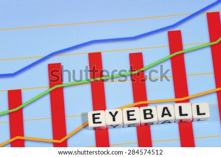 Business Term with Climbing Chart / Graph - Eyeball