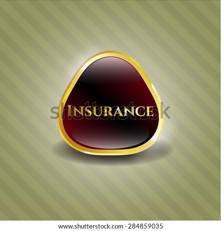 Insurance gold badge