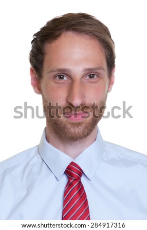 Portrait of a german businessman with beard