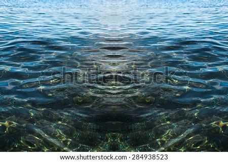 Rippled water surface texture