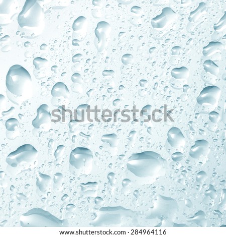 Water Drops Background. Close Up.