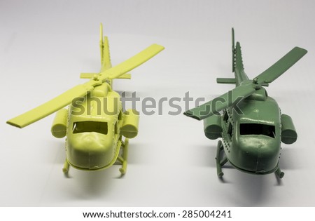 Military helicopter toys