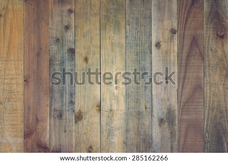 Wooden texture for background ,Vintage effect