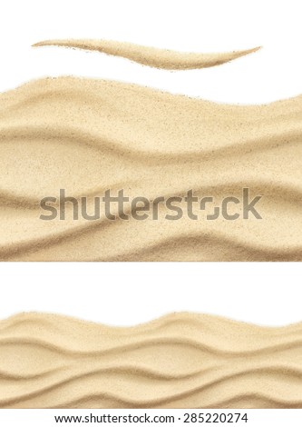 Sea sand, seamless vector pattern Royalty-Free Stock Photo #285220274