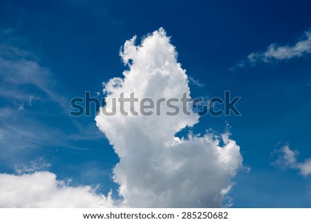 Cloud with blue sky 