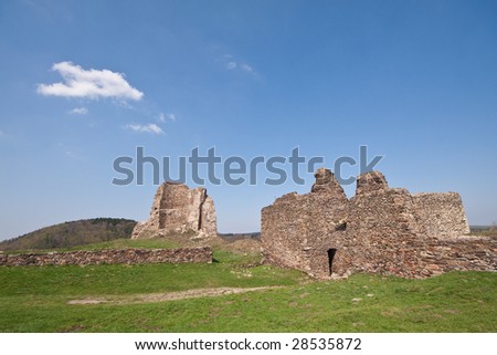 ruins of castle Lichnice, Czech Republic