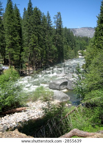 Landscape pictures of a river