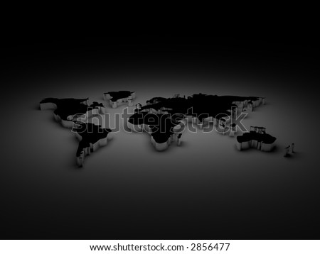world map Royalty-Free Stock Photo #2856477