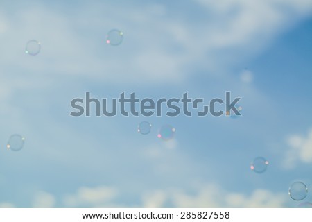 Blurred background Bubbles abstract elements for designers.