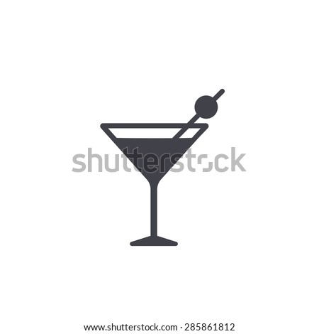 cocktail icon Royalty-Free Stock Photo #285861812
