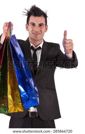 man wearing suit and buying ok sign