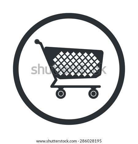 illustration of business and finance icon cart