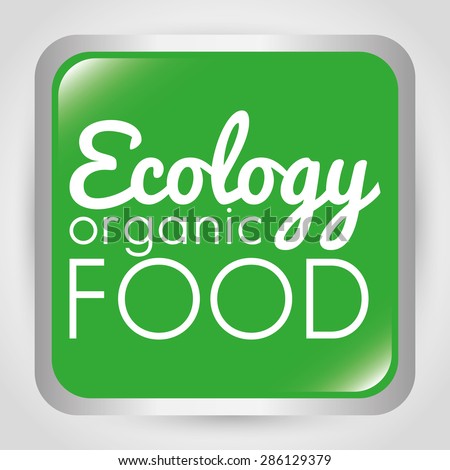 organic food design, vector illustration eps10 graphic 
