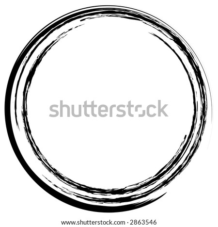 Vector Abstract Circle Shape Hand Drawn Sketch Royalty Free Stock Vector Avopix Com