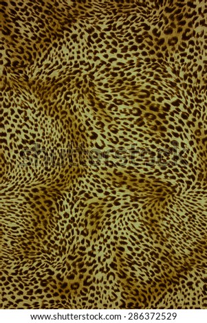 texture of print fabric striped leopard for background