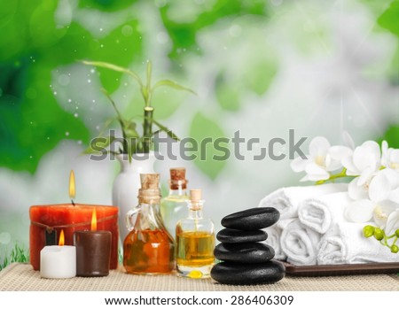 Aromatherapy, Lastone Therapy, Spa Treatment. Royalty-Free Stock Photo #286406309