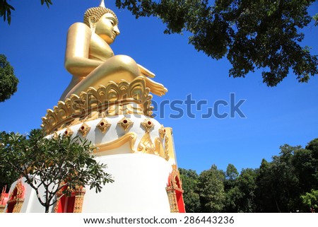 Thailand golden Buddha statue