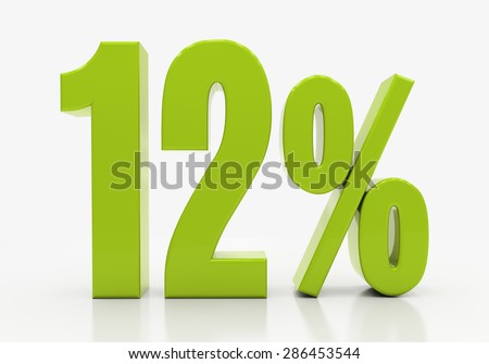 12 Percent Discount 3d Sign on White Background, Special Offer 12% Discount Tag, Sale Up to 12 Percent Off, Sale symbol, Special Offer Label, Sticker, Tag, Banner, Advertising, Badge, Emblem, Web Icon